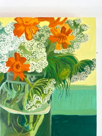 Image 2 of Queen Anne’s Lace and Marigolds No. 2