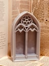 Sanctuary Guardian Candle - Gothic Church Window Shaped Soy Wax Candle