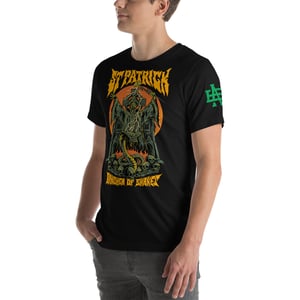 Image of St. Patrick Banisher of Snakes Unisex Black T-Shirt