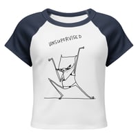 Image 10 of Women’s micro rib raglan baby tee unsuper