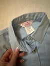 70s H bar C western ruffle snap blouse