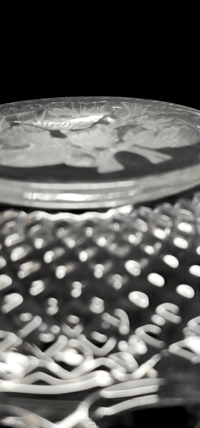 Image 6 of Vintage Imperial Glass Floral Bowl