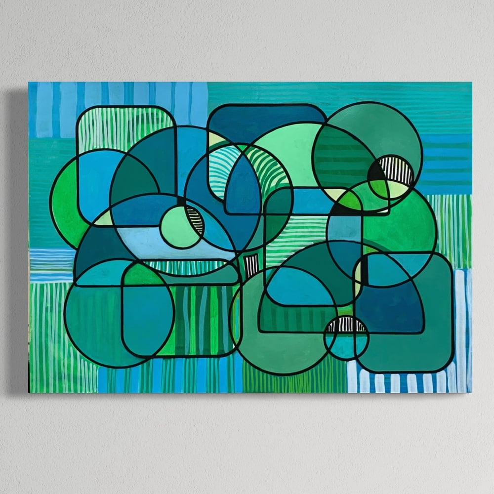 Image of 'Clear skies' Acrylic Painting on Thick Cotton Rag Paper