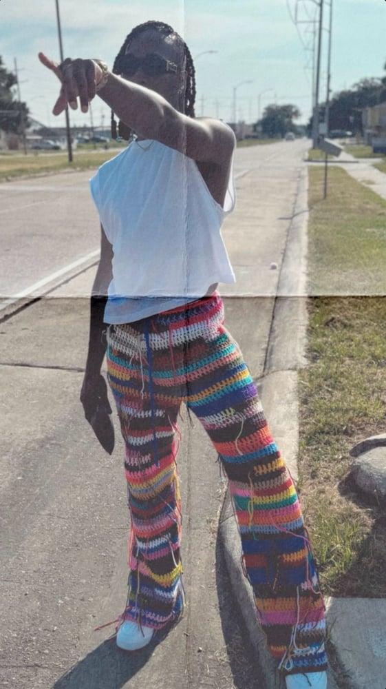 Image of Scrap yarn Pants