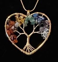 Image 2 of Chakra Tree Of Life Necklace 