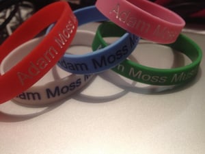 Image of "Adam Moss Music!" Wristbands