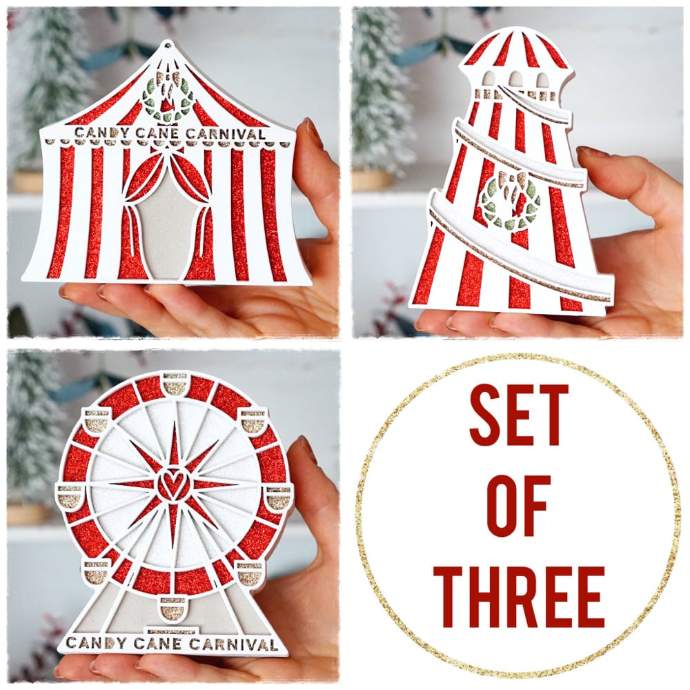 Image of PREORDER Candy Cane Carnival Trio