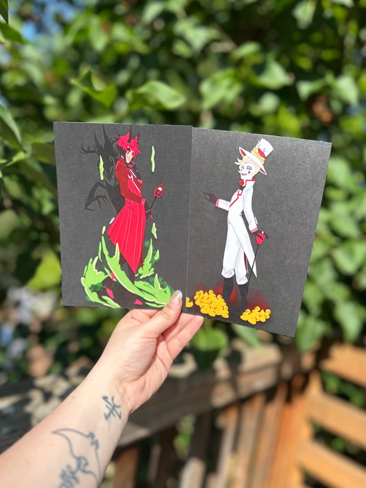 Alastor and Lucifer (print)