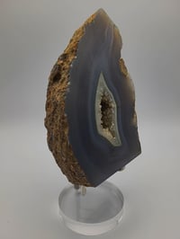 Image 2 of 1.78lb Agate Druzy Rough Edge Natural Crystal 
