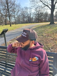 Image 4 of OG Hippie Zip Up Hoodie