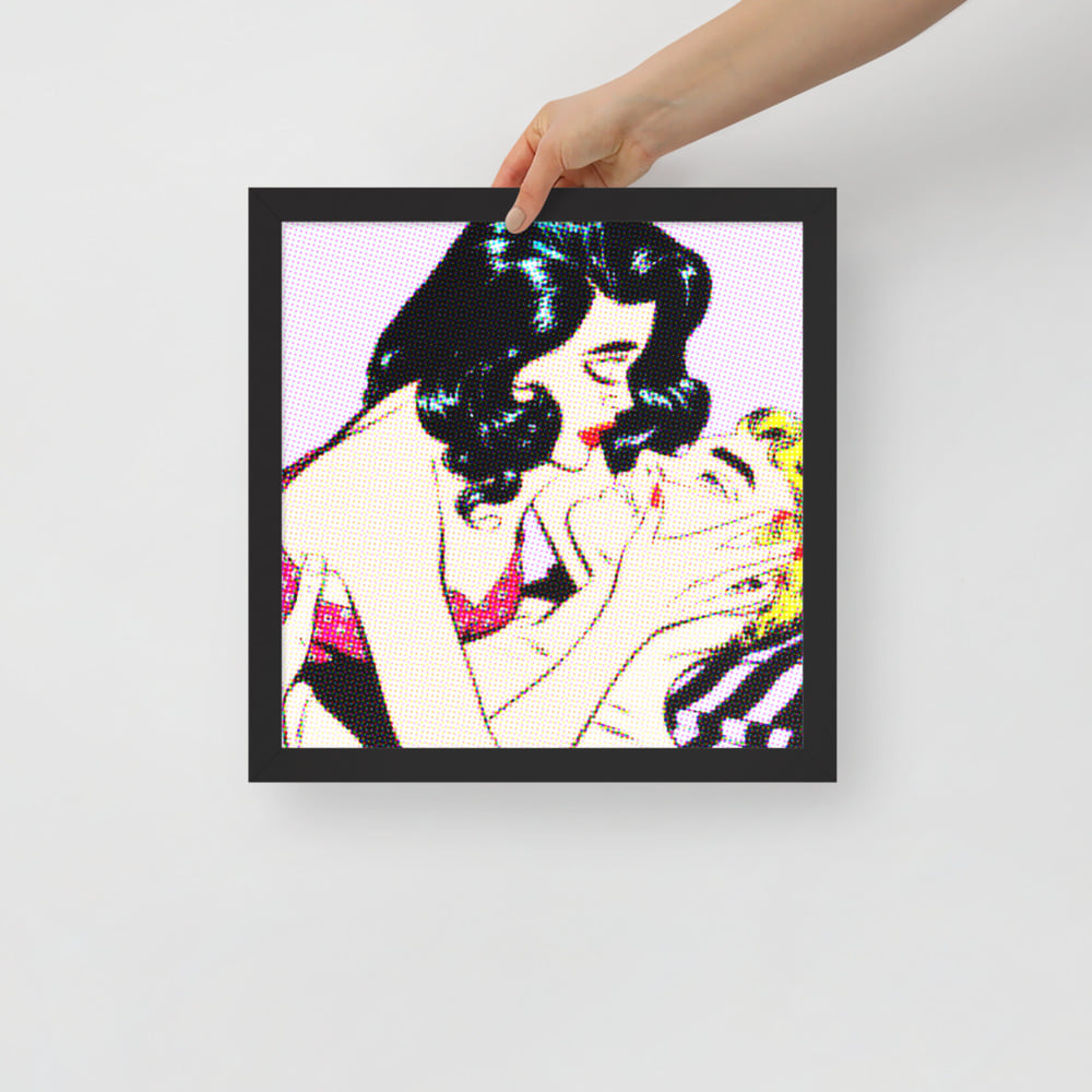 Sandra - Framed photo paper poster