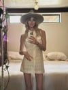 late 60s eyelet mini dress