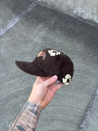 Image 2 of BROWN SUEDE ST LOUIS CARDINALS CUSTOM FITTED CAP