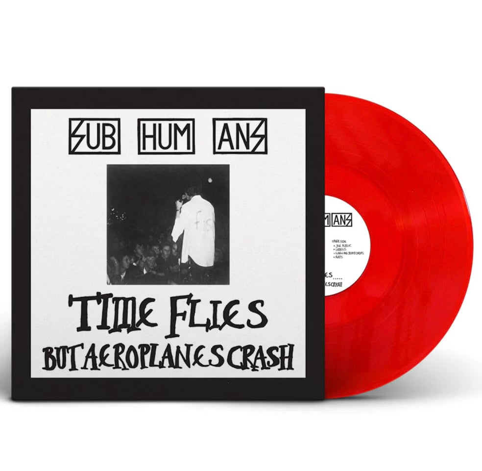 Image of Subhumans - "Time Flies + Rats" LP (Red)