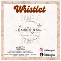 Wrislet Care Cards [Printed]