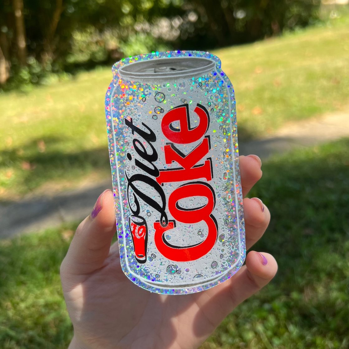 Image of diet c*ke glitter sticker