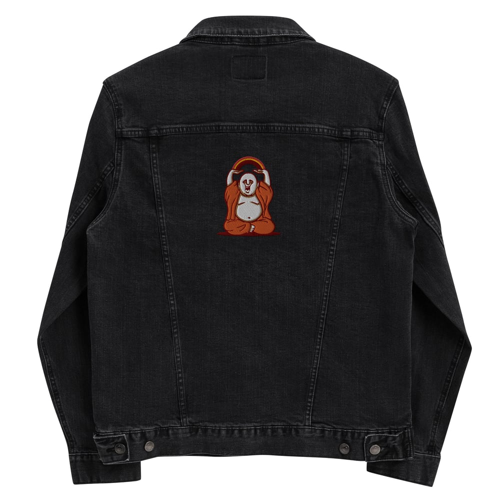 ZEN EXP - Embroidered Buddha Unisex denim jacket