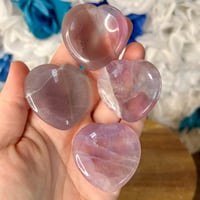 Image 2 of Fluorite Heart Worry Stone