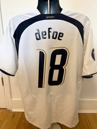 Image 3 of Tottenham Hotspur “DEFOE 18” 2006/07 Home Shirt + UEFA patch (XL)