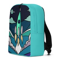 Image 2 of Retro Travel to the Stars Minimalist Backpack