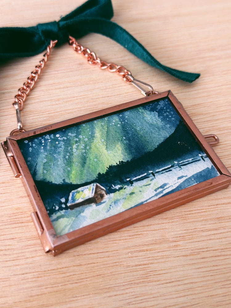 Image of Cabin In The North - Heirloom Watercolor Ornament