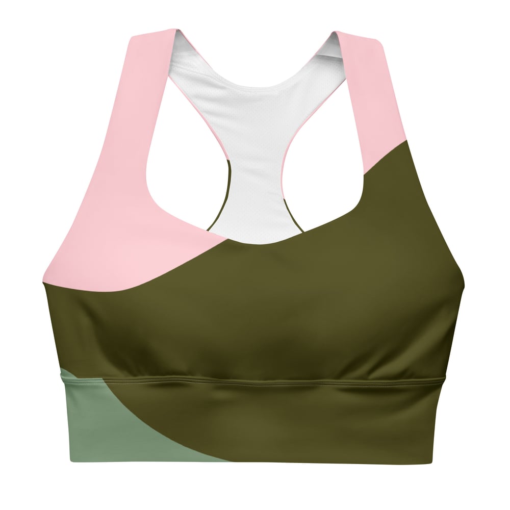 Image of Safari Love Longline sports bra