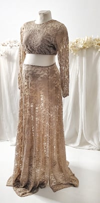 Image 3 of Photoshooting cocoa dress Virginia | set: skirt and top | size M