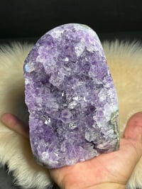 Image 7 of Large Amethyst Base Cut #2183