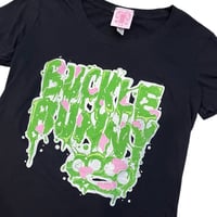 Image 2 of zombie buckle bunny tee