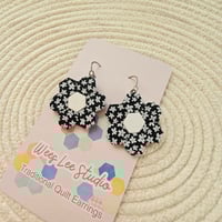 Black and White Florals
