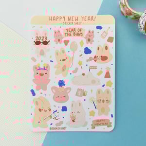 Image of Happy New Year Sticker Sheet