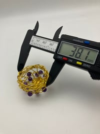 Image 4 of Mini Desk Charm for Balance | Amethyst basket | Healing Feng Shui Desk Talisman