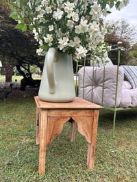 Image 1 of Tabouret de ferme en bois ancien - Gabin