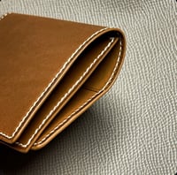 Image 4 of Barenia Cardholder N°3 - 3 Slots Caramel Calfskin Card Holder