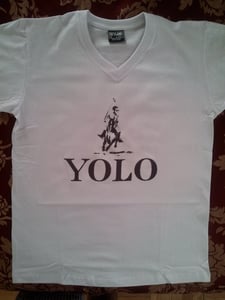 Image of "Yolo Polo" V Neck Shirt