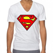 Image of "Superman" V Neck T Shirt