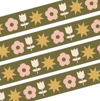 Image 2 of Flower Pattern Washi Tape