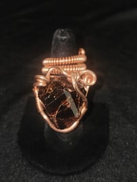 Adjustable Red Garnet Ring #4 Nigeria 