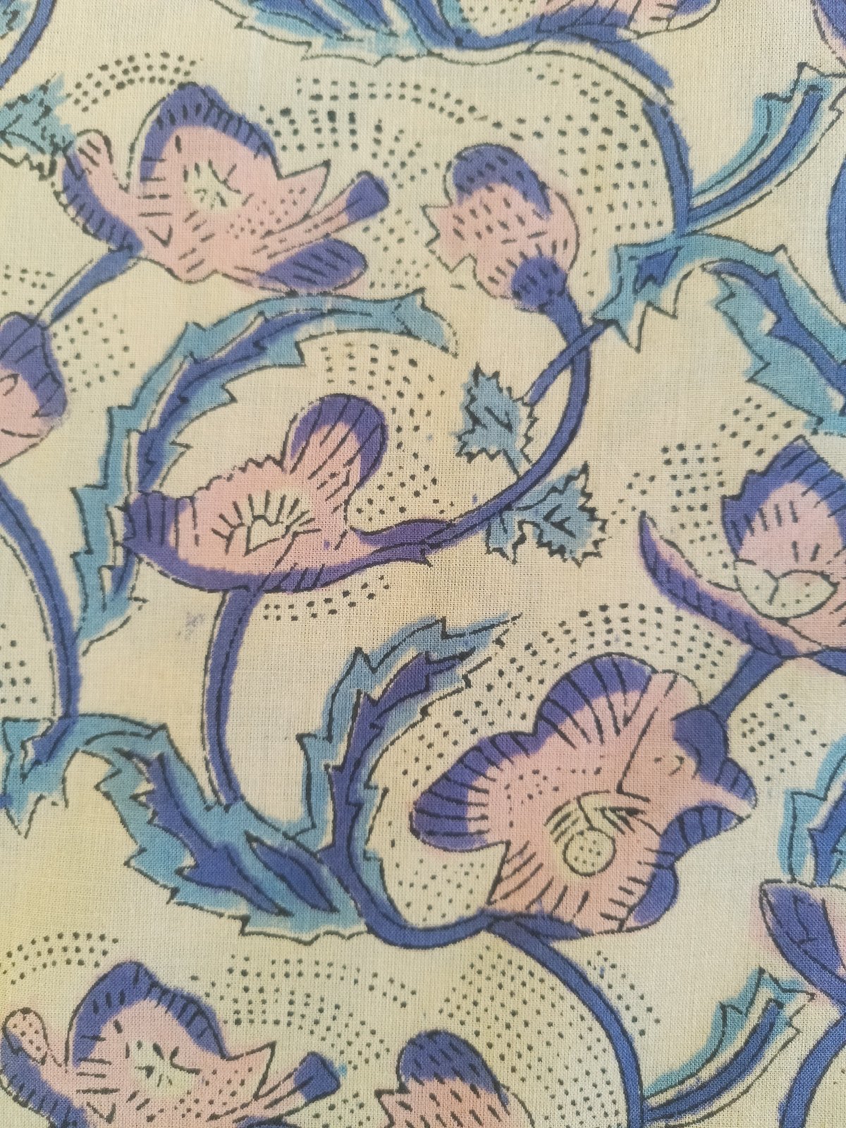 Image of Namaste fabric lavande et thé 
