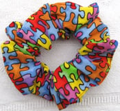 Image of AUTISM AWARENESS MULTICOLOR SCRUNGIE