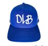 Royal blue ombre trucker hat 