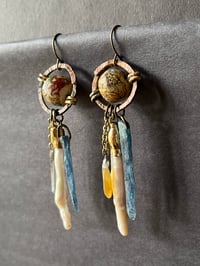 Image 3 of Long drop earrings