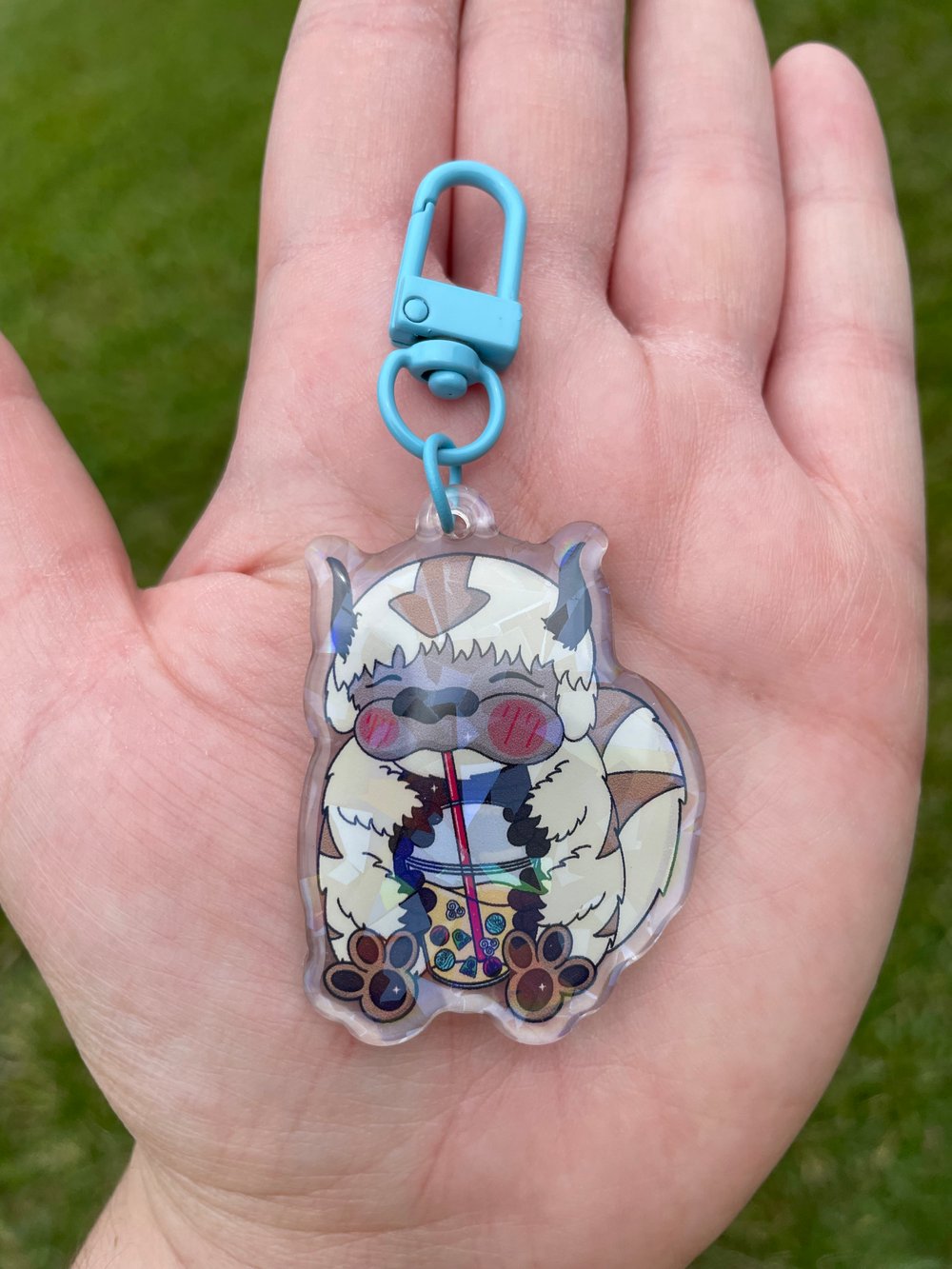 Image of Flying Bison Plush Pillow & Acrylic Keychain