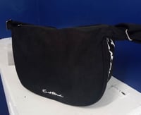 Image 2 of Crescent Cotton Crossbody Bag (tap for other colors)