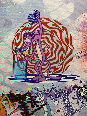 Image of Drip in & Drop out giclee print