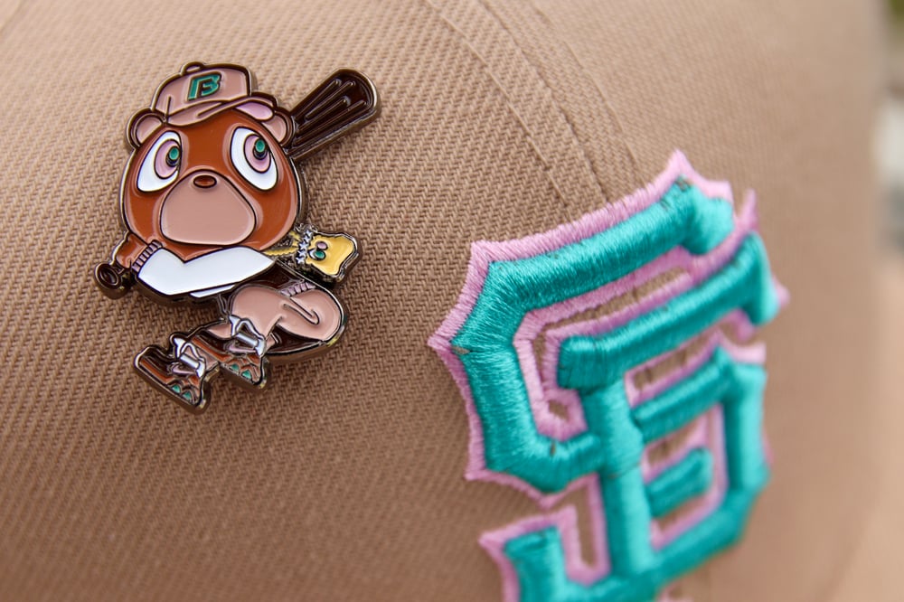 Image of Beary Pin - Spumoni Sand