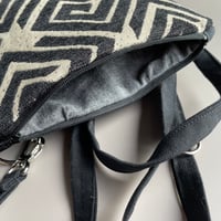 Image 3 of Red Button Zippertop Crossbody Strap Bag