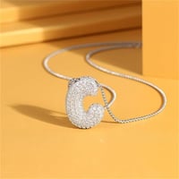 Image 2 of Custom Letter Bling Necklace 