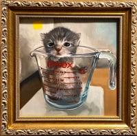 Image 2 of “May thy measuring cupeth ever be filleth!” Original painting 