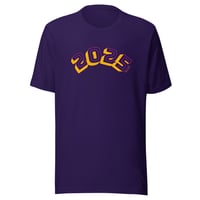 Image 1 of 2025 Purple & Yellow Arch Unisex T-shirt